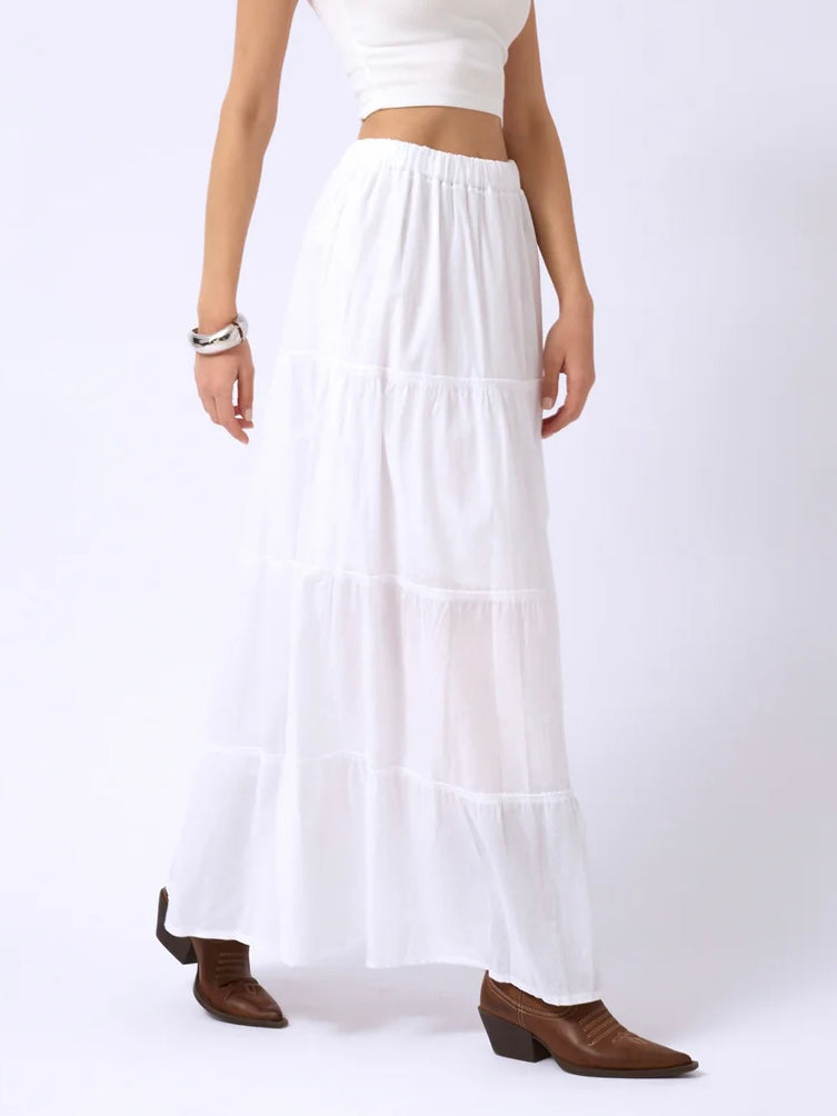 חצאית דולי - לבן