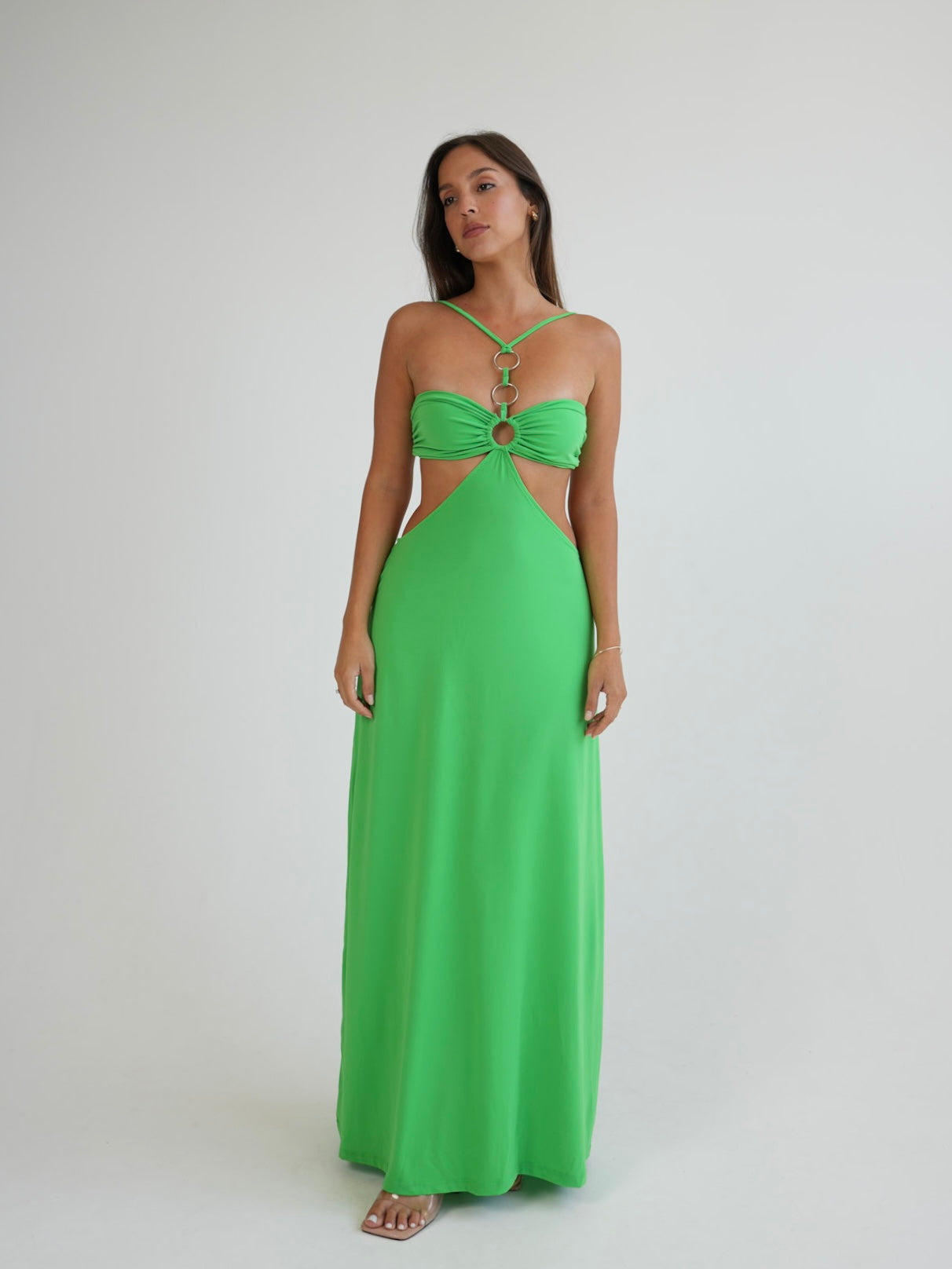 שמלת טורי - ירוק