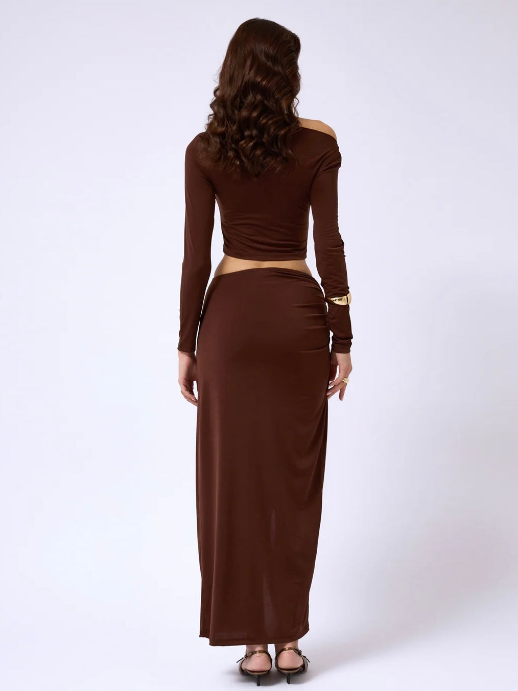 חצאית ג׳יג׳י - חום